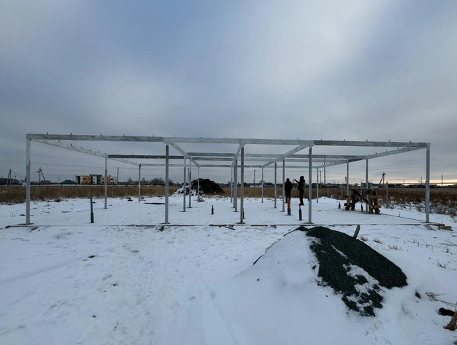 Должен быть дом, а есть только каркас — фото сделано зимой 2025 года | Источник: предоставлено участниками проекта «Русская мечта»