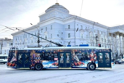 Три троллейбусных маршрута будут работать в новогоднюю ночь в Чите