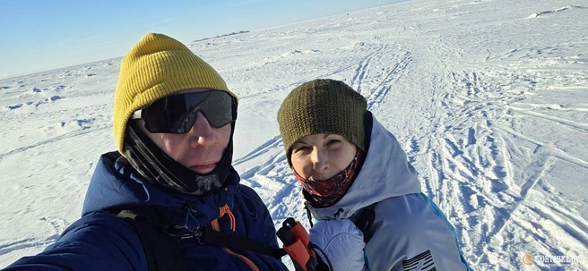 Лыжный мини-поход на Тотлебен в лютый январский мороз | Источник: Наталья Вязовкина / FONTANKA.RU