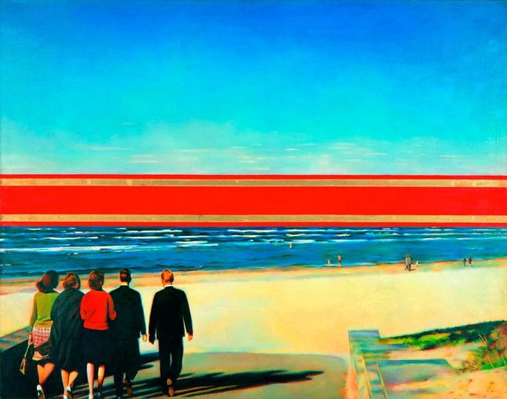 Эрик Булатов. «Горизонт». 1971–1972.