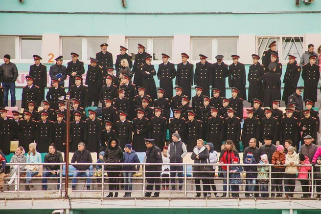 Учащиеся Читинского суворовского военного училища МВД России | Источник: Сергей Бумагин