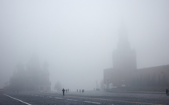 Галерея дня: густой туман в Москве