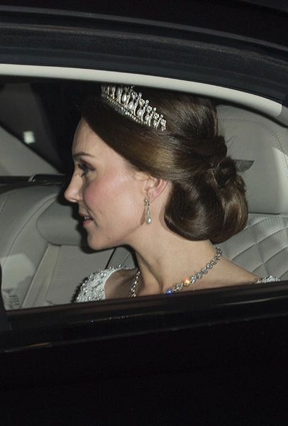 На дипломатическом приеме, 5 декабря 2017 года