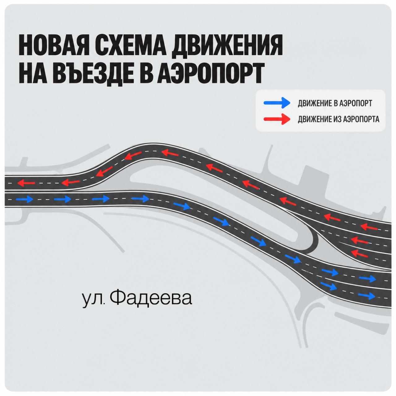 На въезде в аэропорт Краснодара изменилась схема движения — как теперь проехать?