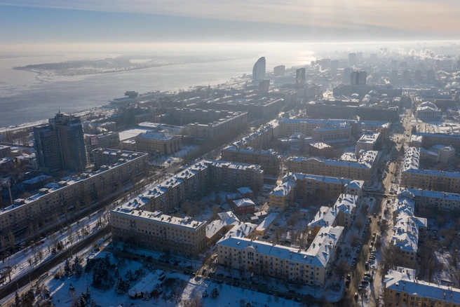 Зима попрощается с городом морозом и метелями | Источник: Алексей Волхонский / V1.RU