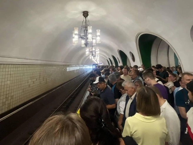 На Калужско-Рижской линии метро произошел сбой | Источник: Читатель MSK1.RU