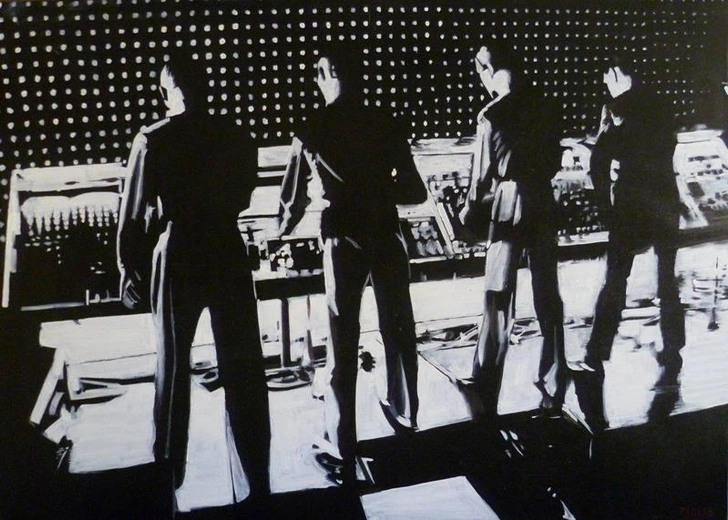 Андрей Рудьев. Kraftwerk, 2012. Холст, масло, 170x230. | Источник: ЦСА AZ/ART