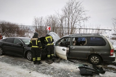 Авария под Мурманском: семеро в больнице