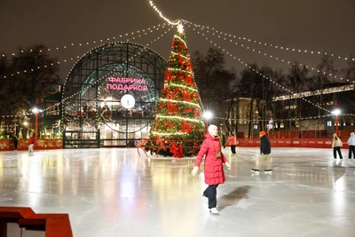 Открытие катка «Клевченя» в Барнауле