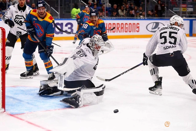 Дубль Вагнера и гол Меркли: «Шанхайские Драконы» ворвались в топ-3 Запада КХЛ | Источник: Дарья Драй/«Фонтанка.ру»