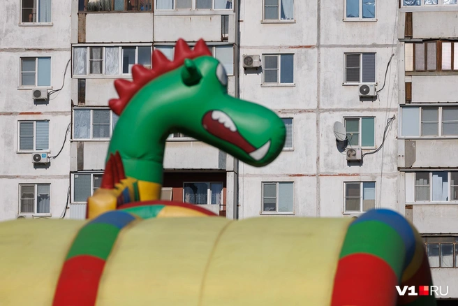 Зато на радость детворе там живет очаровательный и добрый Дракоша | Источник: Алексей Волхонский / V1.RU