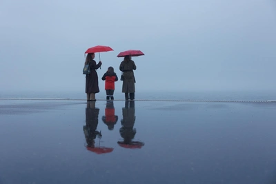 Центральная набережная Волгограда ушла под воду