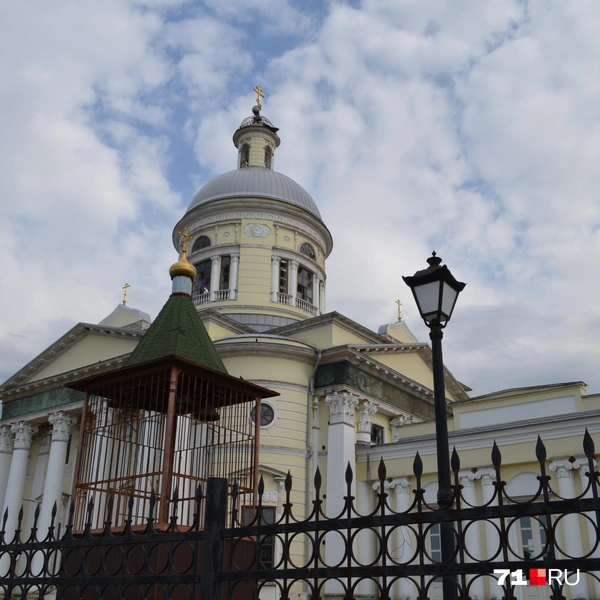 Сильнее всего пострадала ротонда с куполом | Источник: Максим Улитов / 71.RU