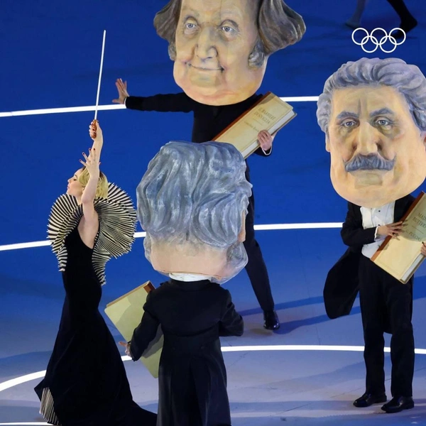 Вспомнили организаторы шоу и о музыкальном наследии Италии | Источник: olympics.com