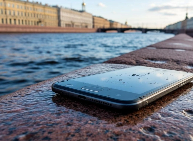 Из Невы в центре Петербурга выловили утопленника и телефон | Источник: ИИ
