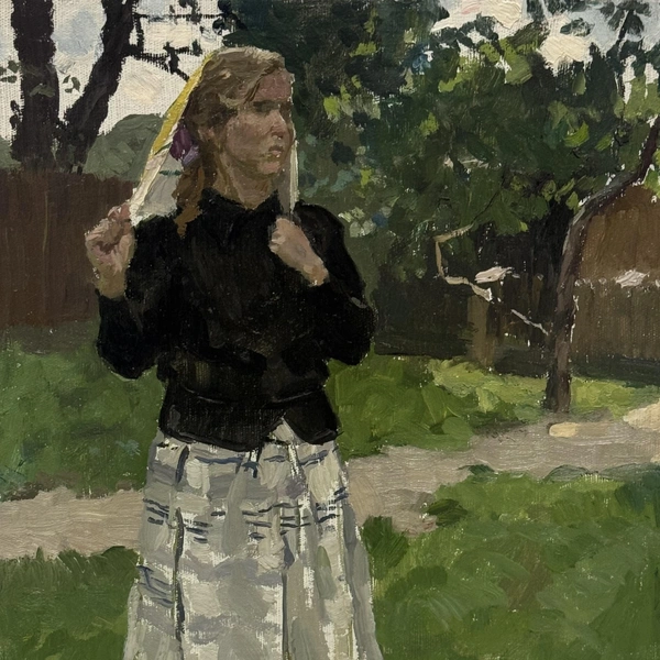 Тарас Гапоненко. «На прогулке. Женский портрет» | Источник: предоставлено Arts Square Gallery