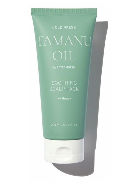 Успокаивающая маска для кожи головы Tamanu Oil Rated Green