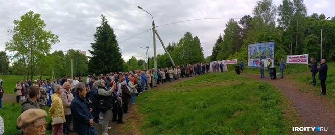 Столько человек собралось на митинг | Источник: Даниил Конин / «ИрСити»