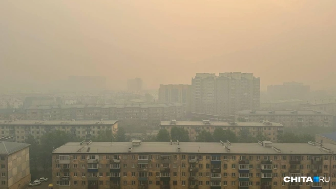 Читинцы отмечают усилившийся едкий запах гари | Источник: очевидец