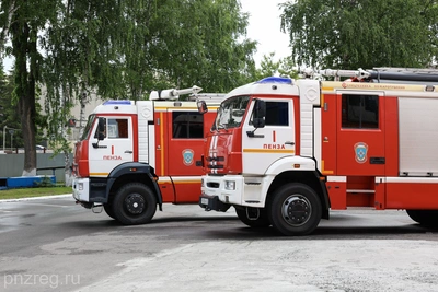 Глава МЧС и губернатор наградили пензенских пожарных