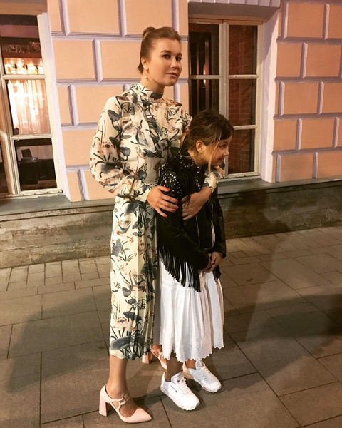 Кристина Бабушкина с дочкой