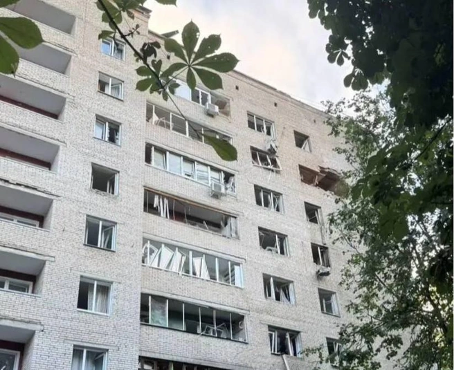 телеграм-канал губернатора Московской области Андрея Воробьева | Источник: Атака БПЛА в Московской области 13 июля