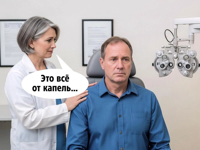 Использование капель для носа повышает риск развития глаукомы | Источник: Юрий Скулыбердин