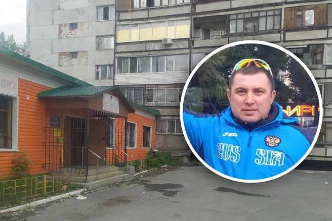 Мужчина обучает детей велоспорту и учит их кататься на лыжах. Его секция переехала из центра на Лесобазу. Он считает, что район на Судостроителей для занятий спортом плохо обустроен | Источник: Александр Казаков