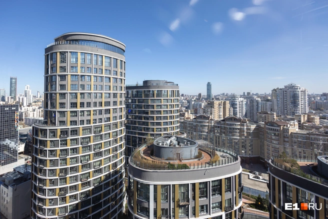 Forum City&nbsp;— первый ЖК в Екатеринбурге, где сделали эксплуатируемые крыши | Источник: Владислав Лоншаков / E1.RU