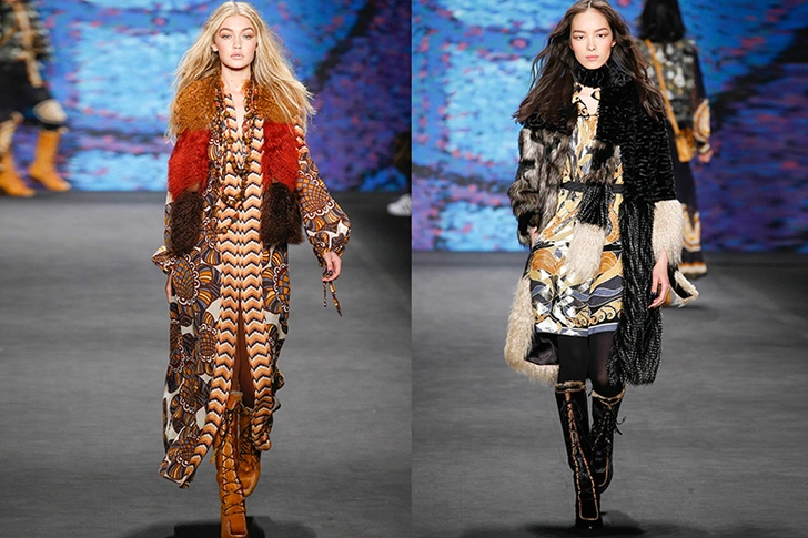 Показ Anna Sui, осень-зима 2015/16 | Источник: style.com