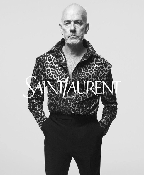 Вокалист группы R.E.M Майкл Стайп в 64 года стал лицом Saint Laurent