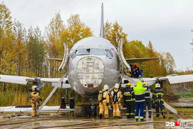 Источник: Аварийно-спасательная команда аэропорта «Архангельск» / Служба Спасения им. И.&nbsp;А.&nbsp;Поливаного / Vk.com