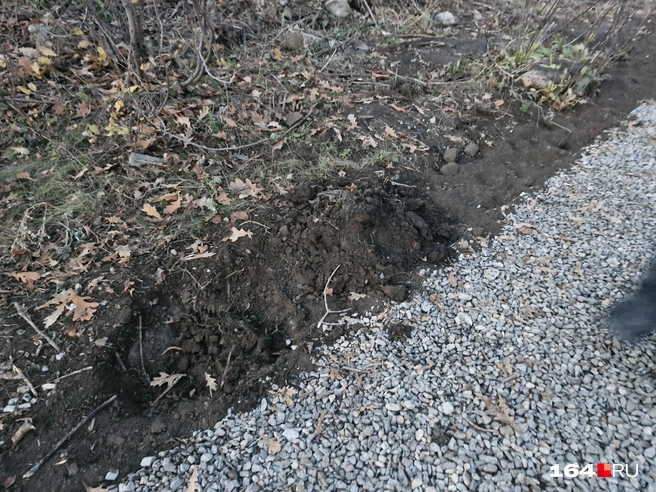 Доказательство того, что фонари когда-то были | Источник: Виктория Федорова / 164.RU