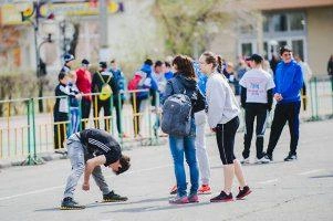 Первомайская эстафета в Чите | Источник: ANDREY ZINCHENKO