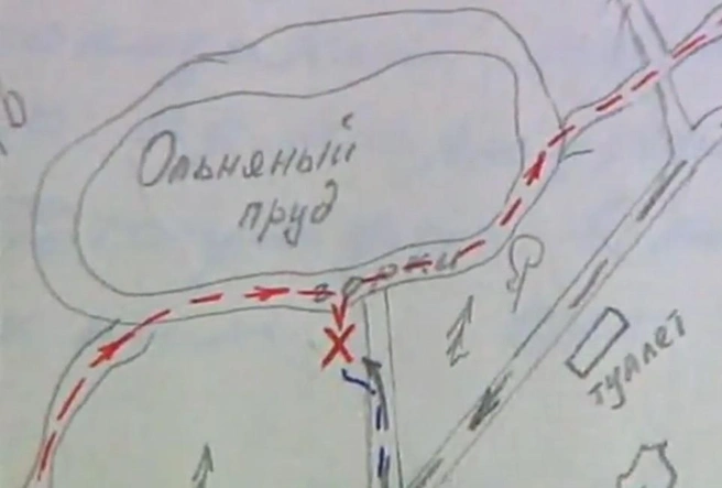 Место, где нашли Болдина | Источник: «Криминальная Россия» НТВ / YouTube.com