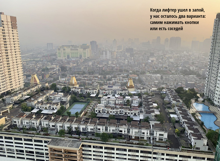 Фото с подробностями: жилой район на крыше торгового центра в Джакарте