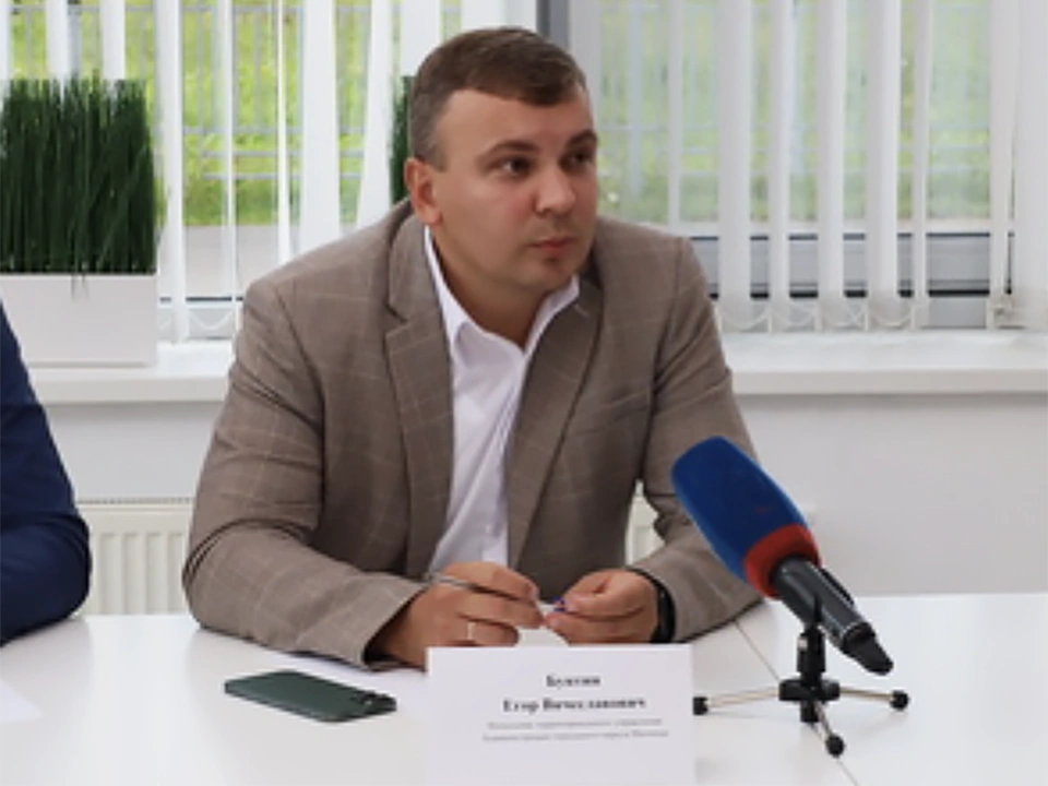 На фото — Егор Бунтин | Источник: администрация городского округа Мытищи