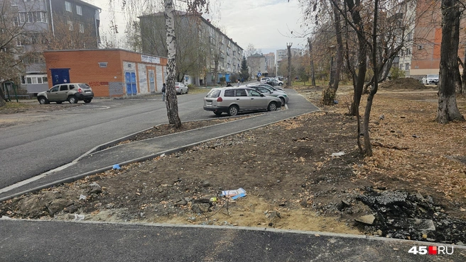 Новые тротуары на Сергея Васильева | Источник: Дарья Никитченко / 45.RU