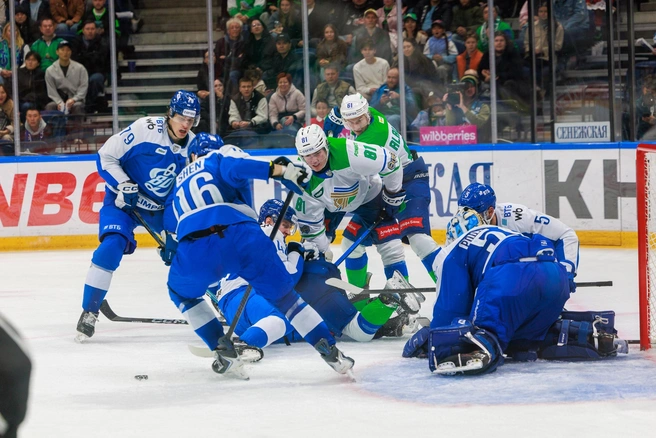 «Динамо» — «Салават Юлаев» 1:3 | Источник: hcsalavat / Vk.ru