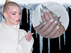 Ледяной маникюр: нейл-тренд для тех, кто любит эффектные ногти