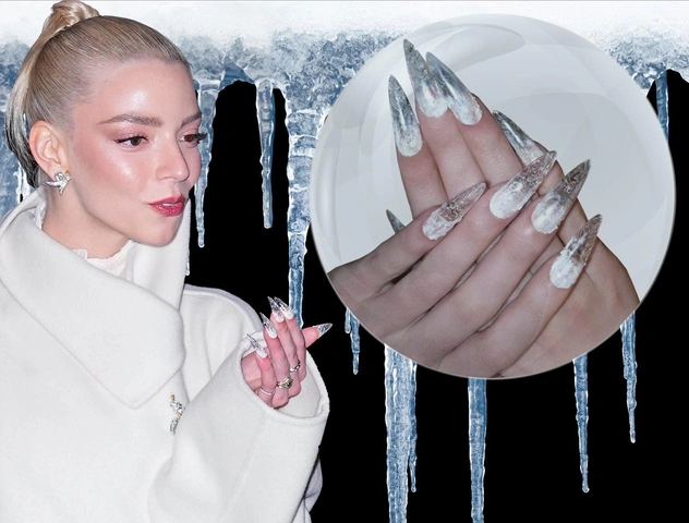 Ледяной маникюр: нейл-тренд для тех, кто любит эффектные ногти