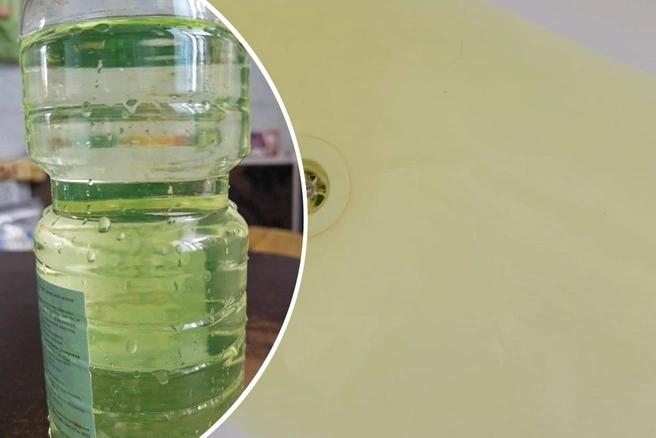 Вода по цвету больше напоминает подсолнечное масло | Источник: читательница НГС