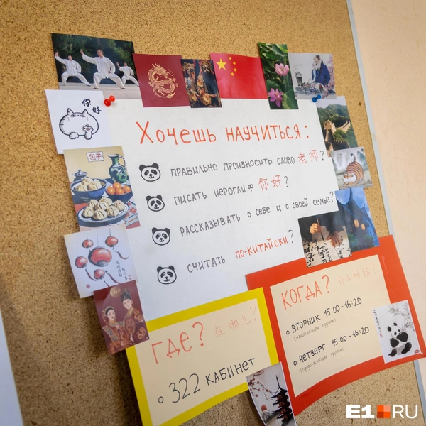 А вот и курсы китайского | Источник: Владислав Лоншаков / E1.RU