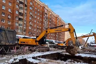 На улице Горького возобновили строительство метро