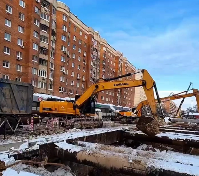 Что сейчас происходит на стройке метро на улице Горького в Нижнем | Источник: «МетроНН — Наше. Новое.» / Telegram