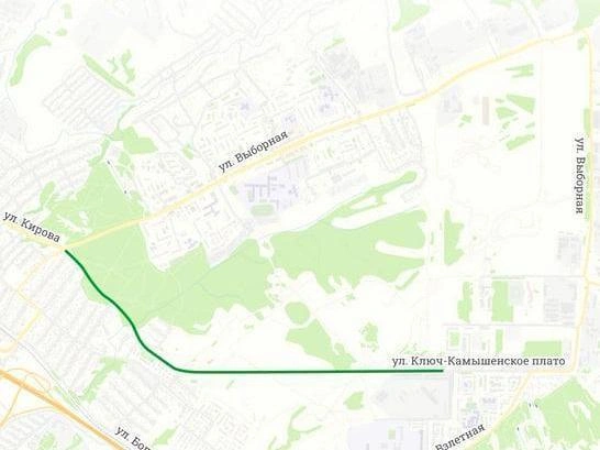 Проектная трассировка улицы Кирова. | Источник: Юрий Орлов / Городские медиа