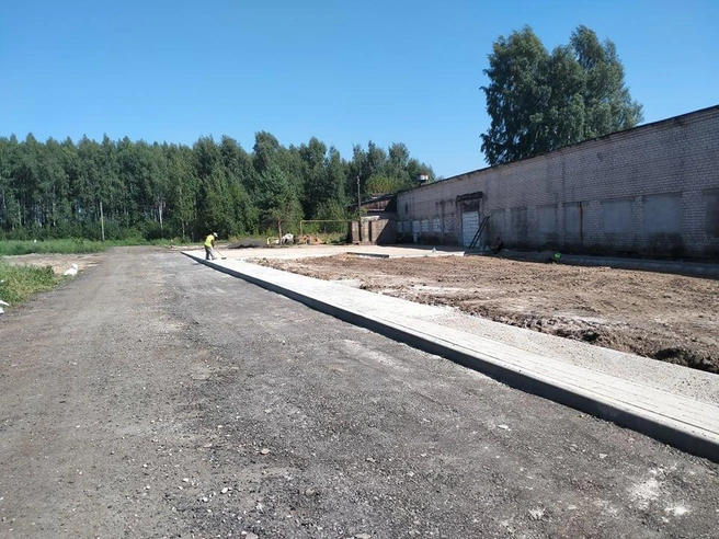 Застройщик оборудует тротуары | Источник: Татьяна Шамина
