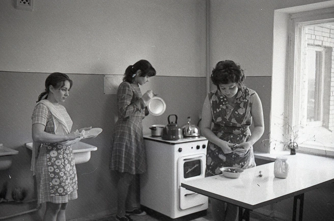 Общежитие студентов Куйбышевского государственного университета. 1974 год | Источник: из фотофондов ЦГАСО и СОГАСПИ