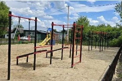 В селах области установили 15 новых детских площадок