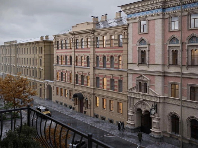 Синодальную типографию на Правды превратят в арт-кластер | Источник: рендер предоставлен Группой RBI